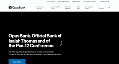 Desktop Screenshot of opusbank.com