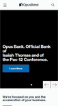 Mobile Screenshot of opusbank.com